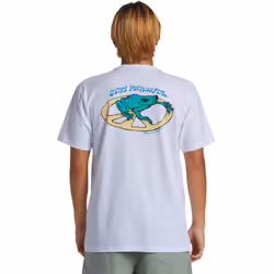 Quiksilver Mens Stay Peacefull Short Sleeve Crew Neck Cotton T-Shirt Top Tee - S, White