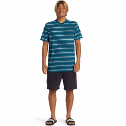 Quiksilver Mens Notice Short Sleeve Crew Neck Cotton T-Shirt Top Tee - S, S