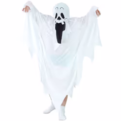 ) Children's Halloween ghost costume - S 4-6 years (110-120 cm