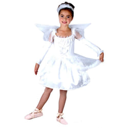 ) Girls' angel costume - S 4-6 years (110-120 cm