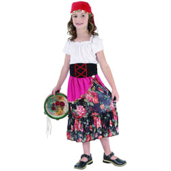 ) Children's gypsy costume - S 4-6 years (110-120 cm