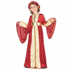 ) Girls' pink sequin witch costume - M 7-9 years (120-130 cm