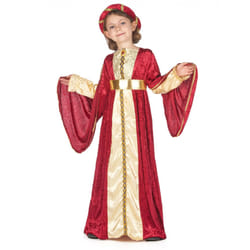 ) Girls' pink sequin witch costume - M 7-9 years (120-130 cm