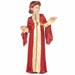 ) Girls' pink sequin witch costume - S 4-6 years (110-120 cm