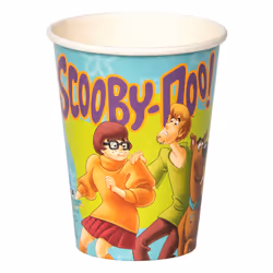 JADEO 7BUJU156, Tableware, Cardboard, Blue, Green, Violet, Theme party, Table, Round