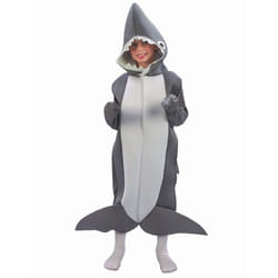 ) Children's full shark costume - S 4-6 years (110-120 cm