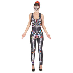 Dia de los muertos skeleton costume for women - S / M