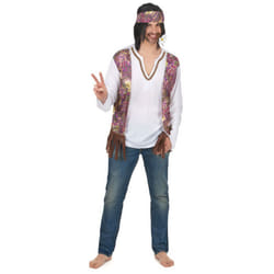 Men's fringed hippie costume - M / L