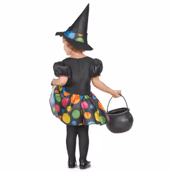 Colorful witch costume for girls