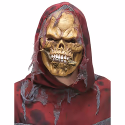 Adult Reptile Eater Skeleton Latex Mask