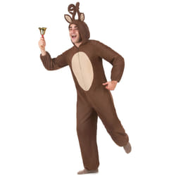 Men's reindeer hooded jumpsuit