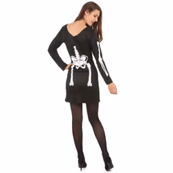 Women's Halloween skeleton costume - L