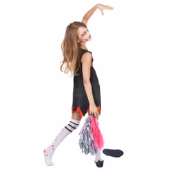 ) Zombie cheerleader girl Halloween costume - 10 - 12 years (L