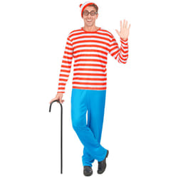 Men's striped hiker costume - M/L