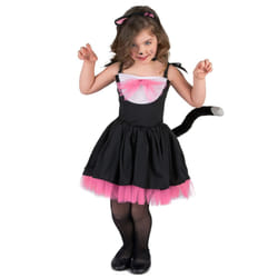 ) Girls' black and pink cat costume - 3 - 4 years (XS
