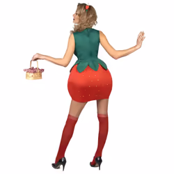 Women's strawberry dress costume