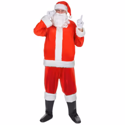 Adult Santa Claus costume kit - Large