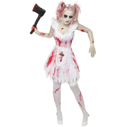 Women's Halloween Zombie Bridesmaid Costume - S / M