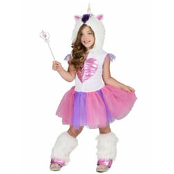 ) Girls' Unicorn Princess Costume - 3 - 4 years (XS