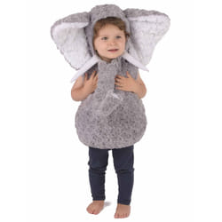 ) Children's gray elephant costume - 3-4 years (98-104cm