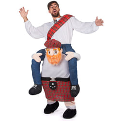 Men's costume on Scottish back for adults
