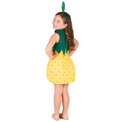 ) Girls' pineapple dress costume - 5 - 6 years (S