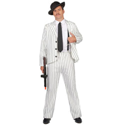 white gangster costume for men - Medium