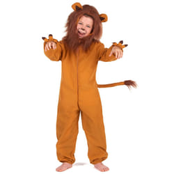 ) Children's polar effect lion costume - M 7-9 years (120-130 cm