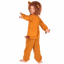 ) Children's polar effect lion costume - M 7-9 years (120-130 cm