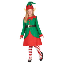 ) Girls' Christmas elf dress costume - 10 - 12 years (L