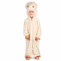 ) Children's luxury plush llama costume - 3-4 years (98-104cm