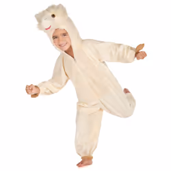 ) Children's luxury plush llama costume - 5-6 years (110-116cm