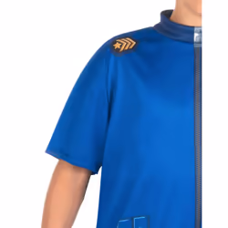 ) Children's blue police dog costume - L 10-12 years (130-140 cm