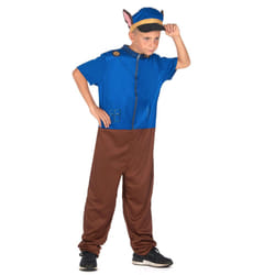 ) Children's blue police dog costume - M 7-9 years (120-130 cm