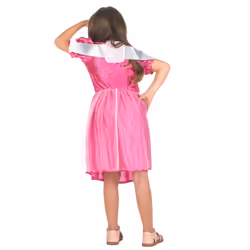 ) Pink aviator dog costume for girls - S 4-6 years (110-120 cm