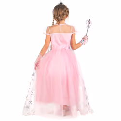 Girls' pink princess costume and accessories - 10 - 12 years