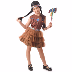 ) Chic Indian girl costume - M 7-9 years (120-130 cm