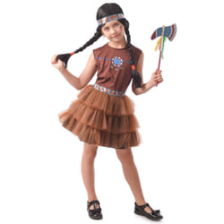) Chic Indian girl costume - M 7-9 years (120-130 cm