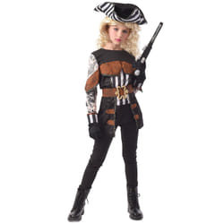 ) Tattooed pirate girl costume - S 4-6 years (110-120 cm