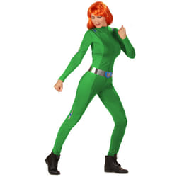 ) Women's Green Shock Spy Costume - M (40/42