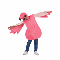 ) Children's pink flamingo costume - XS 3-4 years (92-104 cm