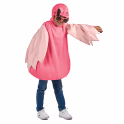 ) Children's pink flamingo costume - XS 3-4 years (92-104 cm