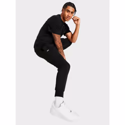 Lacoste Cotton Fleece Sweatpants Black - L, Black