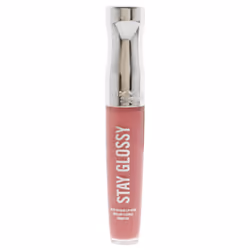 Rimmel Stay Glossy Lip Gloss - Non-Sticky and Lightweight Formula for Lip Color and Shine - 150 Claridge's Ruby .18oz
