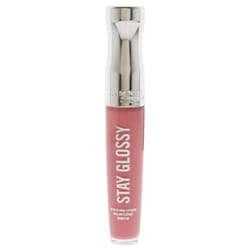 Rimmel Stay Glossy Lip Gloss - Non-Sticky and Lightweight Formula for Lip Color and Shine - 150 Claridge's Ruby  .18oz
