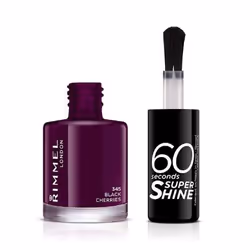 Rimmel 60 Seconds Super Shine, 345 Black Cherries, 8ml