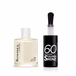 Rimmel 60 Seconds Super Shine, 730 Silver Bullet, 8ml