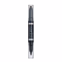 Rimmel Magnif’eyes Double Ended Shadow + Liner, Back to Blacks, Solid, Pencil, Black, Back to Blacks, 1.6 g, Women