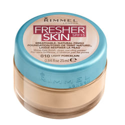 Rimmel Fresher Skin Foundation Natural Finish SPF15 010 Light Porcelain 25 ml