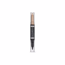 Rimmel Magnifeyes 2 in 1, Bold As Gold, 2 colours, Matte, Satin, Women, Shadow Dimethicone, Trimethylsiloxysilicate, Polyethy ...